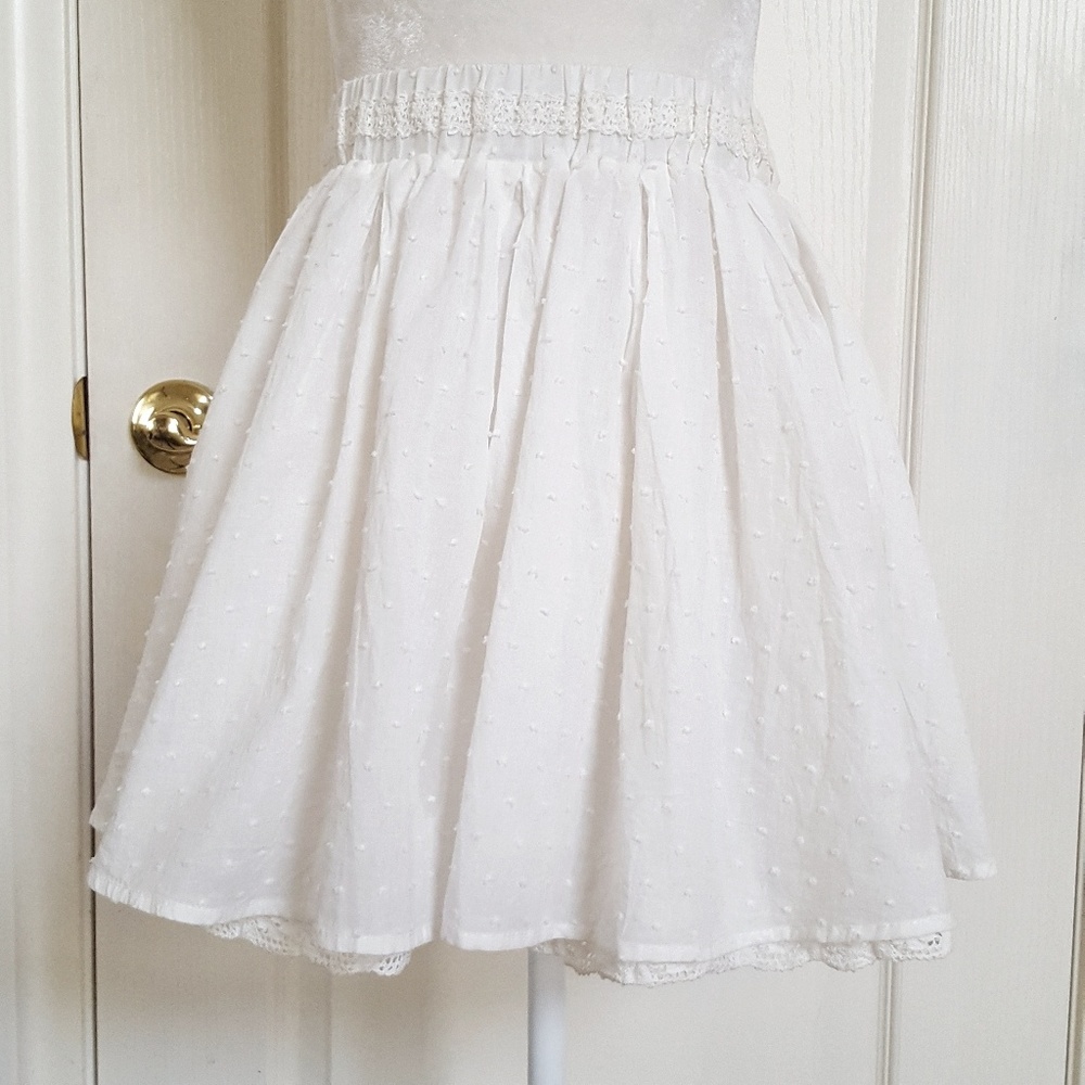 Japanese cream skirt